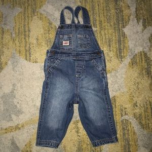 Ralph Lauren Polo denim baby overalls